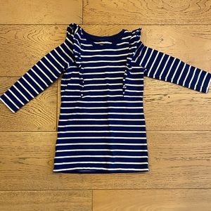 Classic Navy Striped Dress - Tea Collection